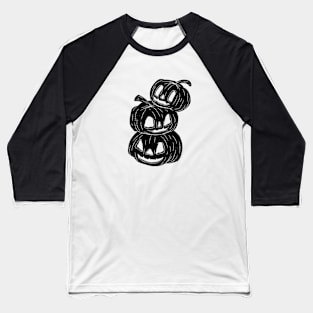 three pumpkins vintage Baseball T-Shirt